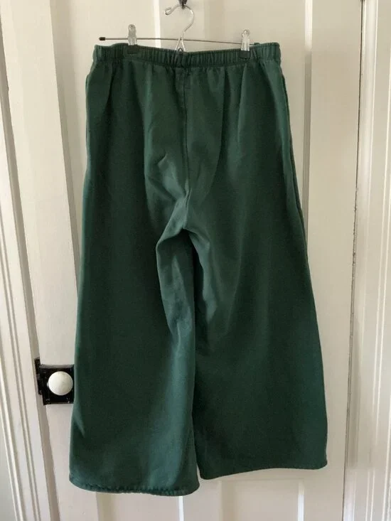GAP VintageSoft Baggy Wide-Leg Sweatpants, green (M) - Picture 2 of 4